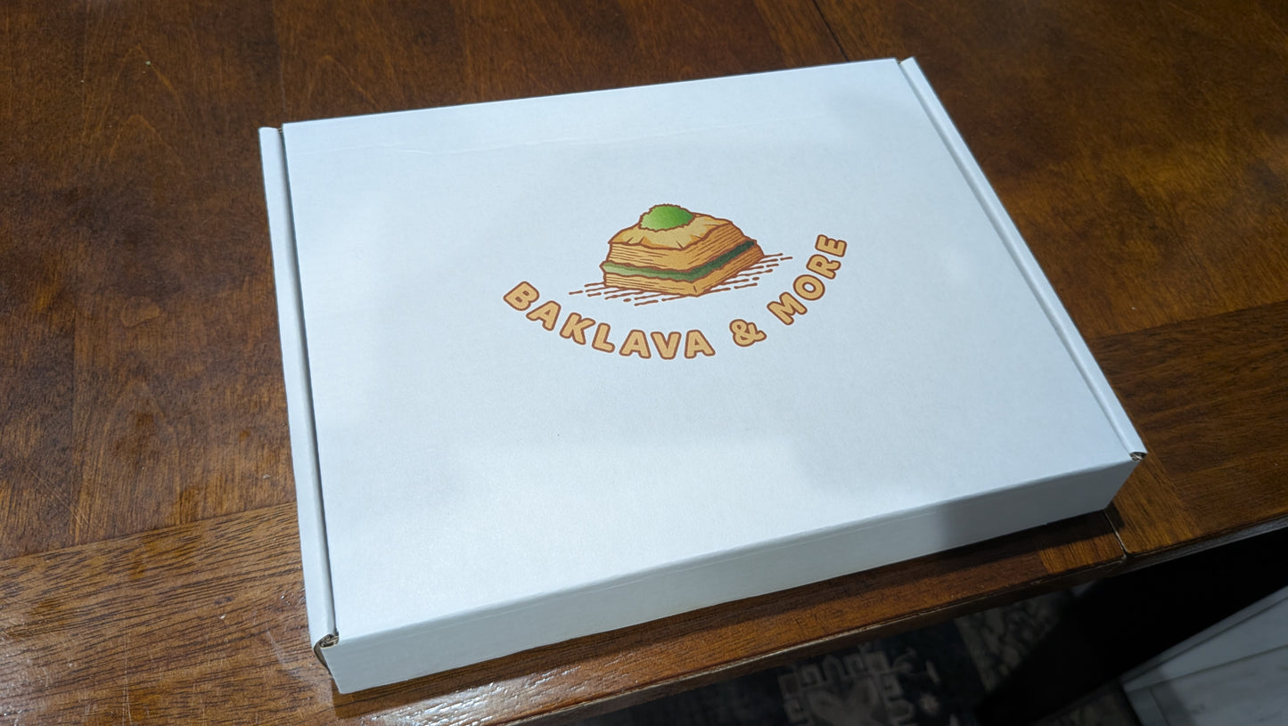 Baklava and More Package for Kunafa Tray or Bites kadaif , Nuts or Cheese