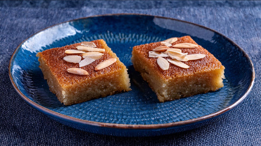 Basbousa Treats on a plate