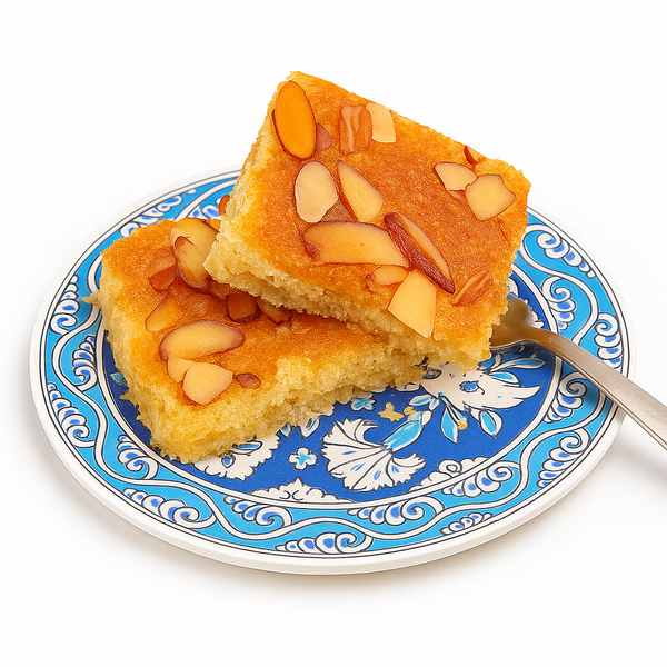 Traditional Mediterranean Basbousa - Egyptian Delight