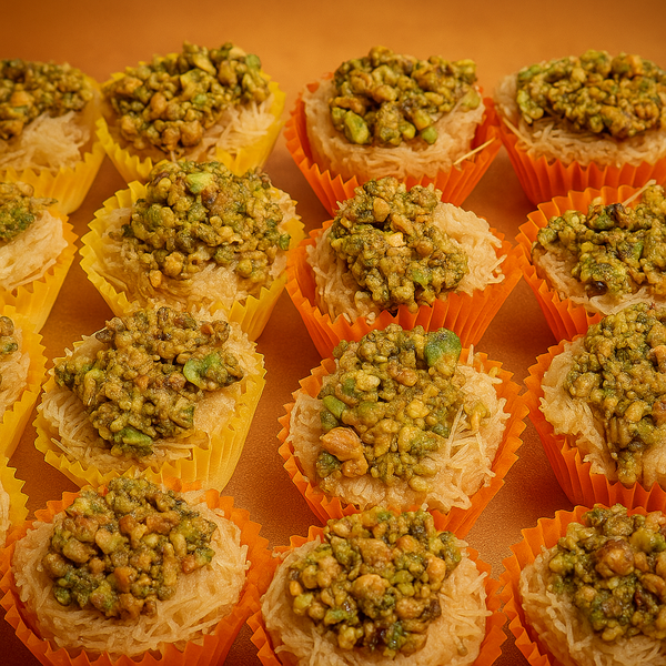 Kunafa Tray or Bites kadaif , Nuts or Cheese