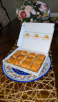 Vegan Baklava - Almond Walnut Filling, Olive & Coconut Oil ~20 Pieces